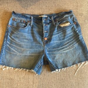 Nwt Madewell high rise shorts size 32